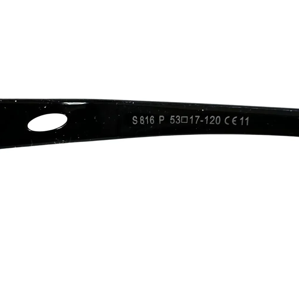 Aoduoke Kids Black Sports Blue Polarized Lens Flexible Sunglasses